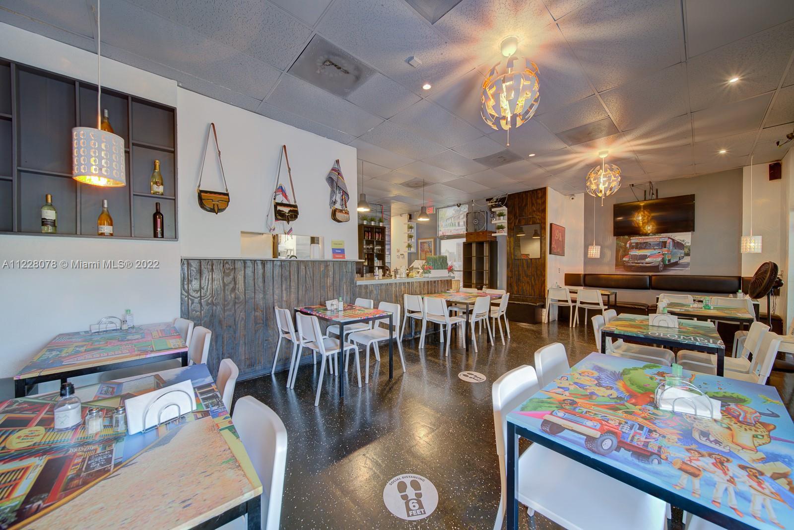 Full-service Colombian Restaurant For Sale on Bird Road, Miami FL 33185