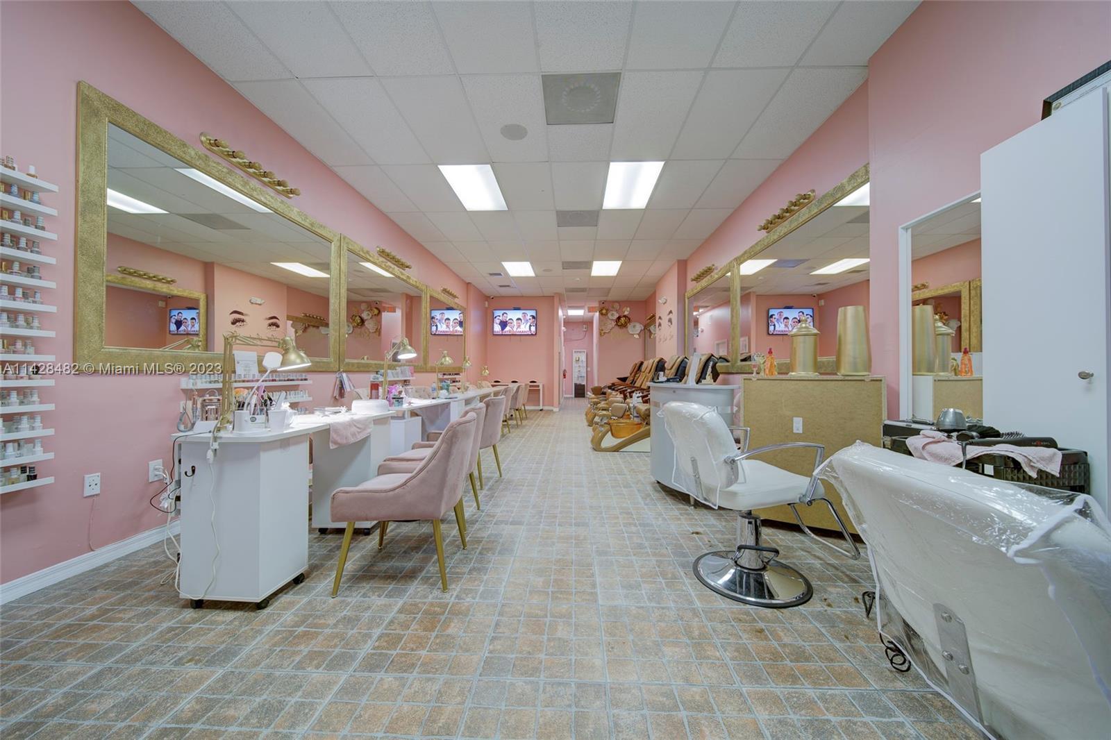 Nail and Hair Salon For Sale in Miami's Cutler Bay Area, Miami FL 33157