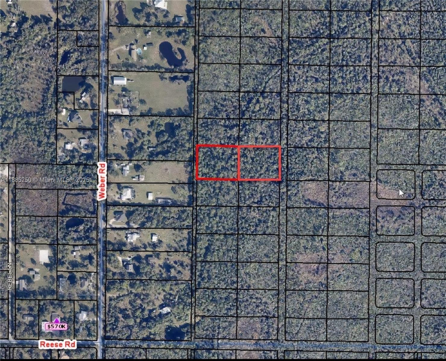 Cross Streets Weber Rd Reese Rd and Old Mission Rd, Malabar FL 32950