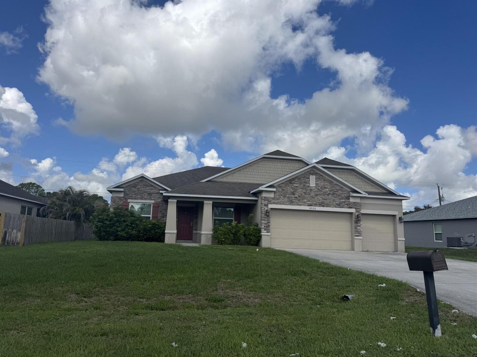 4026 SW Mccandless Street, Port St. Lucie FL 34953