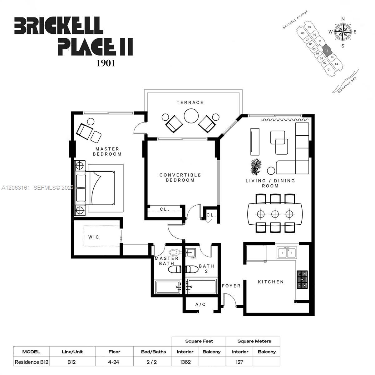 1901 Brickell Ave # B512, Miami FL 33129 photo 3