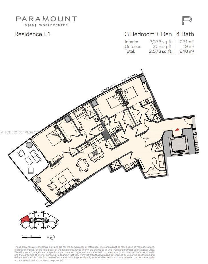 851 NE 1st Ave # 1701, Miami FL 33132 photo 2