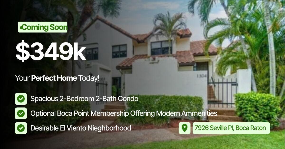 7926 Seville Place # 2002, Boca Raton FL 33433