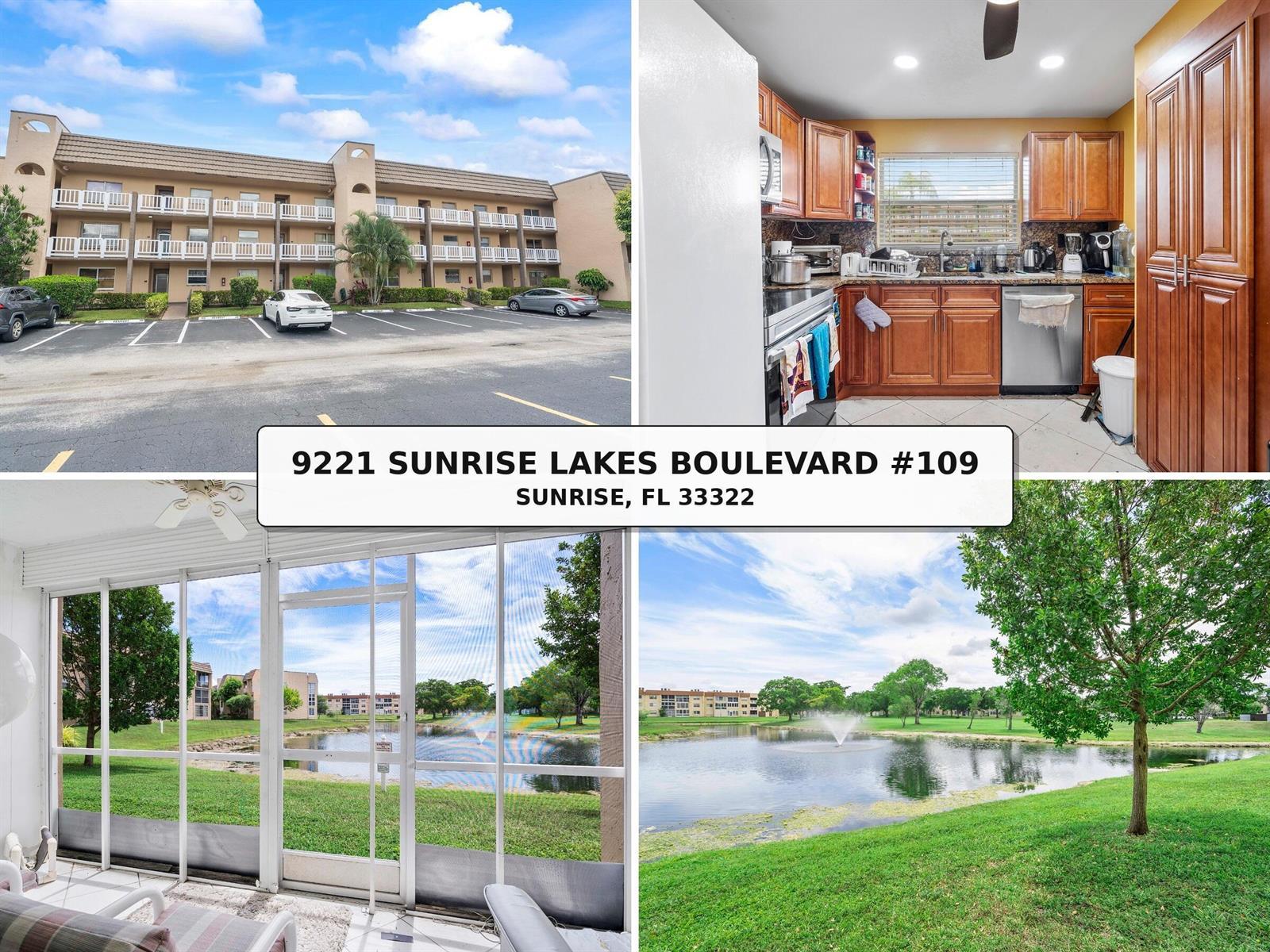 9221 Sunrise Lakes Boulevard # 109, Sunrise FL 33322