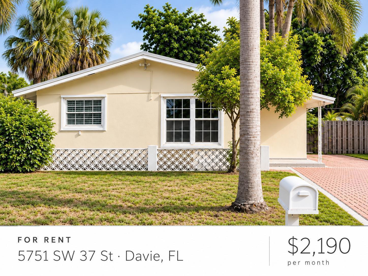 5751 SW 37TH Street, Davie FL 33314