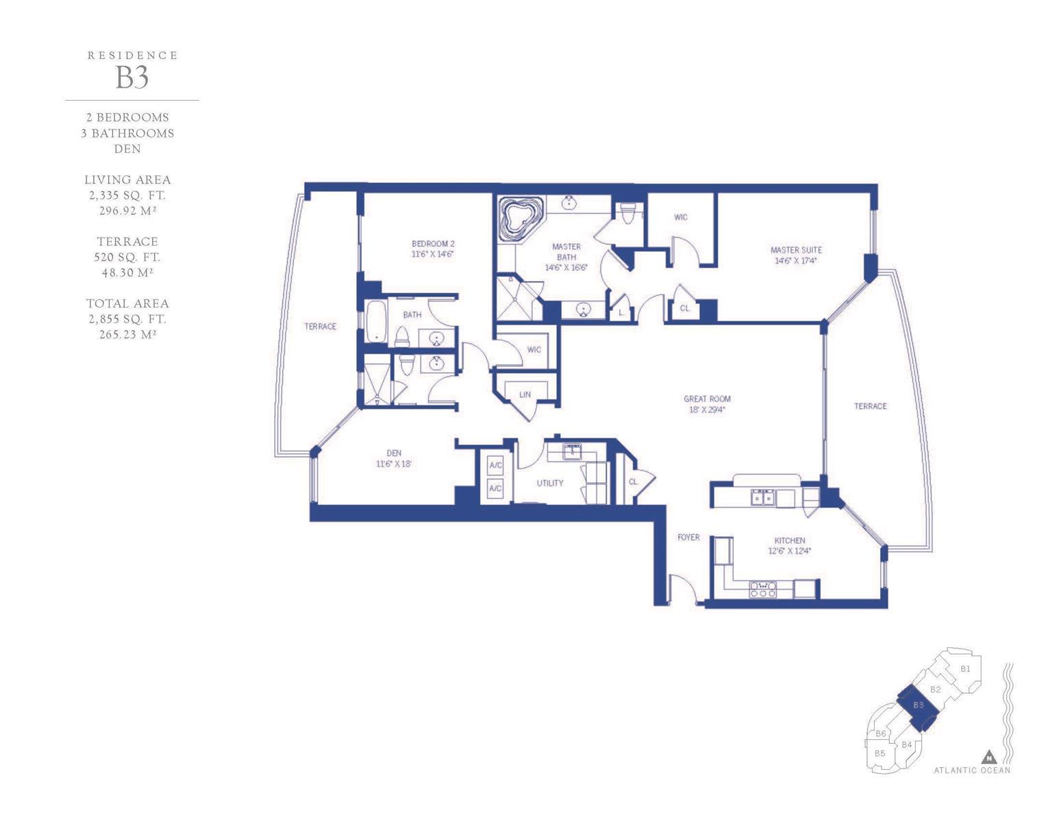2700 N Ocean Drive # 2103b, Singer Island FL 33404